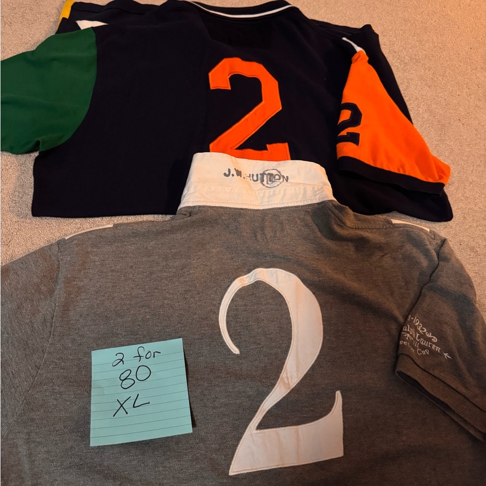 Ralph Lauren men’s Polo with Number 2 Design